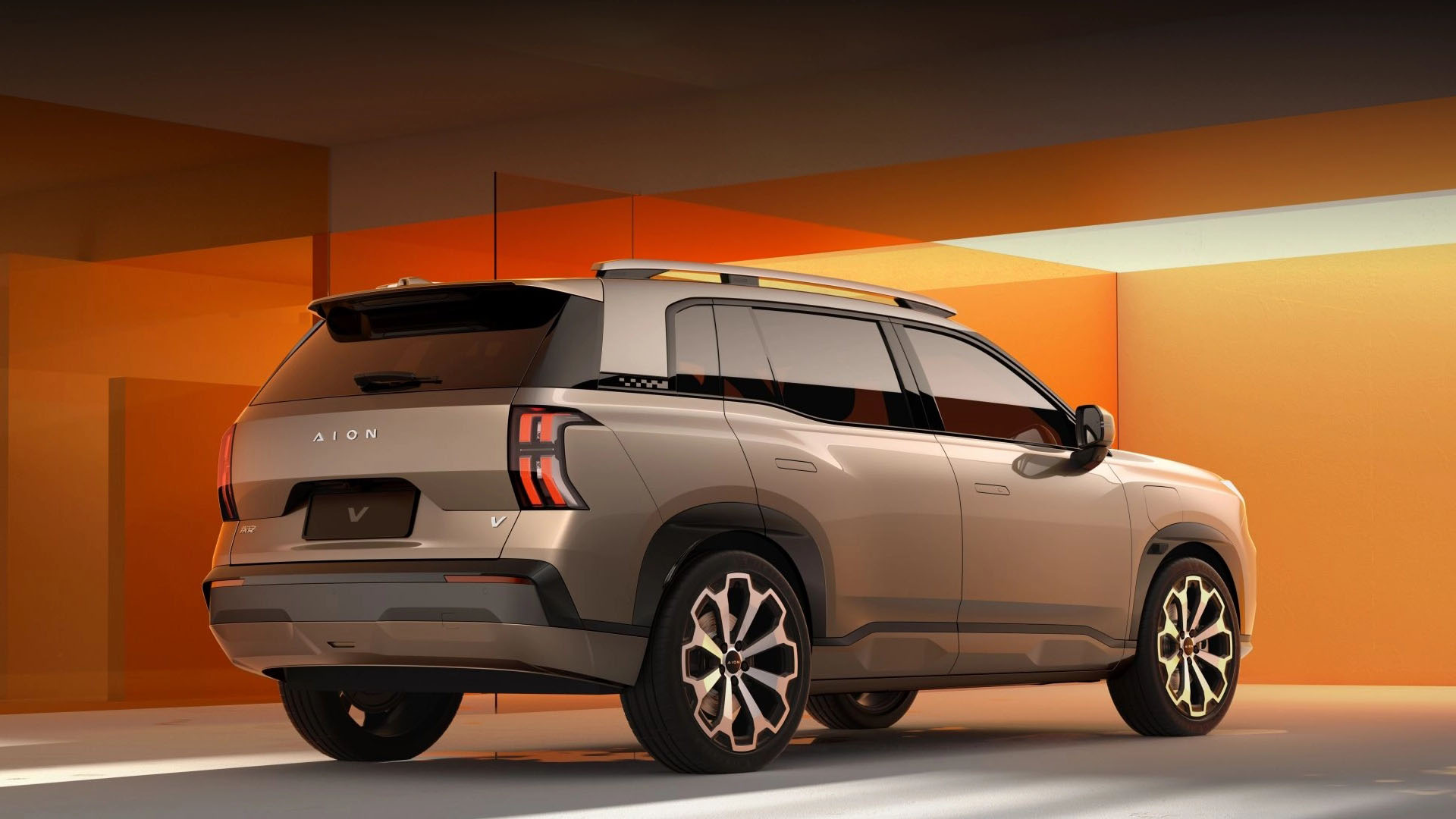 GAC AION V rear view