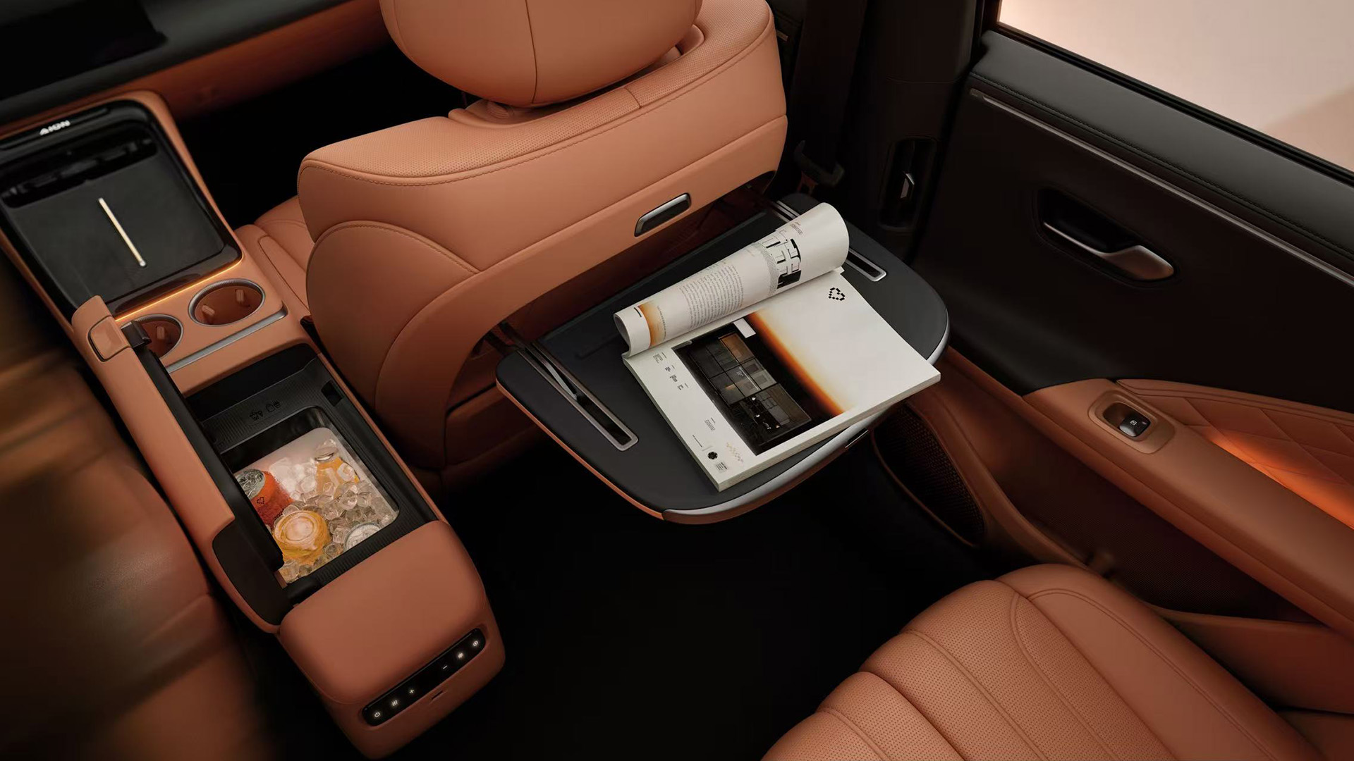 GAC AION V rear interior