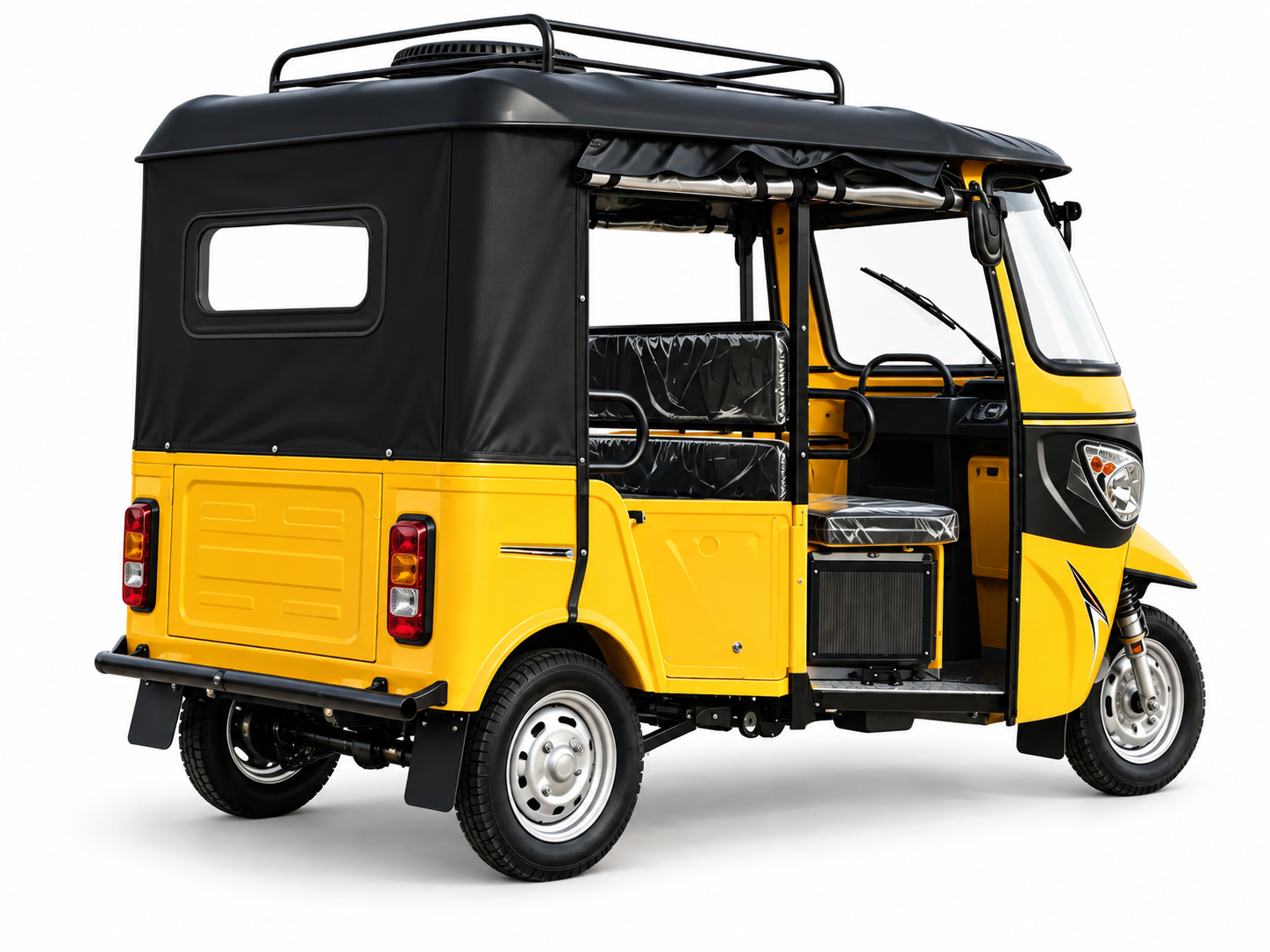 Safari 6 electric passenger tricycle — view 3