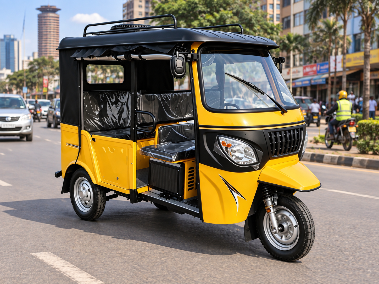 Safari 6 electric passenger tricycle — view 9